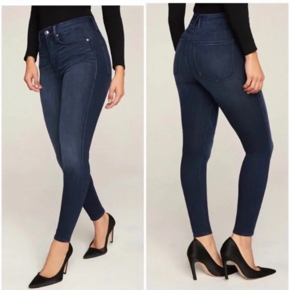 Good American stretch skinny jeans blue600 great condition - Picture 1 of 6
